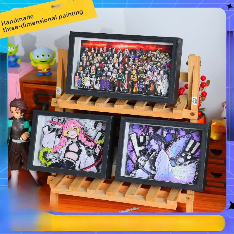 Anime Merchandise Figures - Merchandise anime Demon Slayer, kartun lucu,