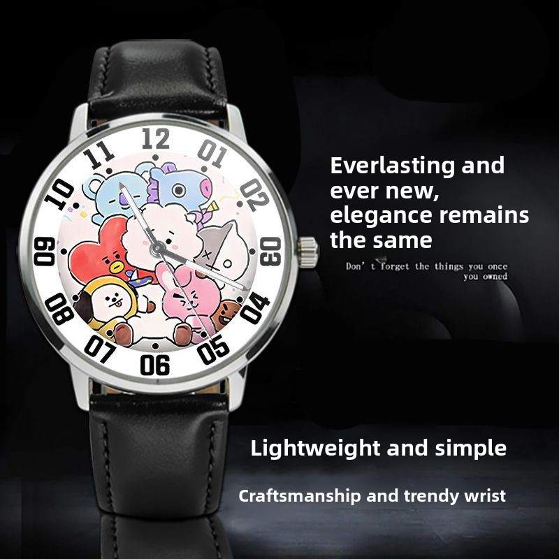 Jam tangan kartun BT21 lucu un - Anime Merchandise Types ulasan dan harga
