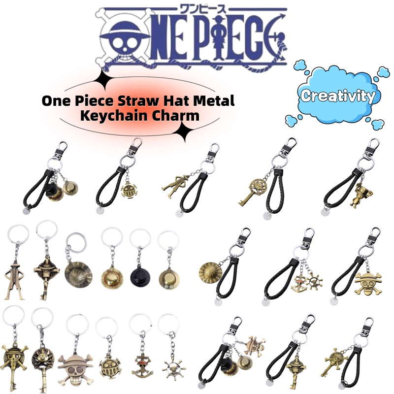 Gantungan kunci logam One Piec - Anime Merchandise Figures ulasan dan harga